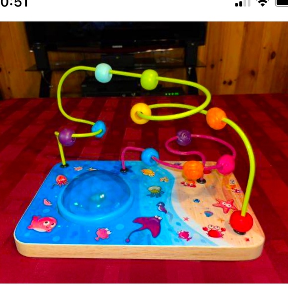 Battat B. Other - Battat B. Toys - A Mazing Seas (Musical/Light-up) Wire Maze Bead Toy